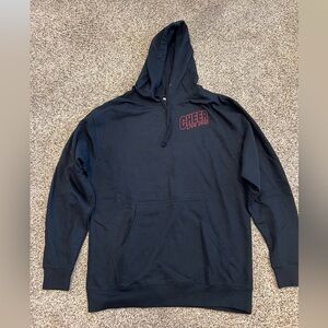 CHEER LIVE black hoodie sweatshirt unisex Large